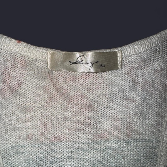 Gaze Elephant Print Racerback Tank Top – Boho Festival Style (Fits M/L) - Picture 3 of 4